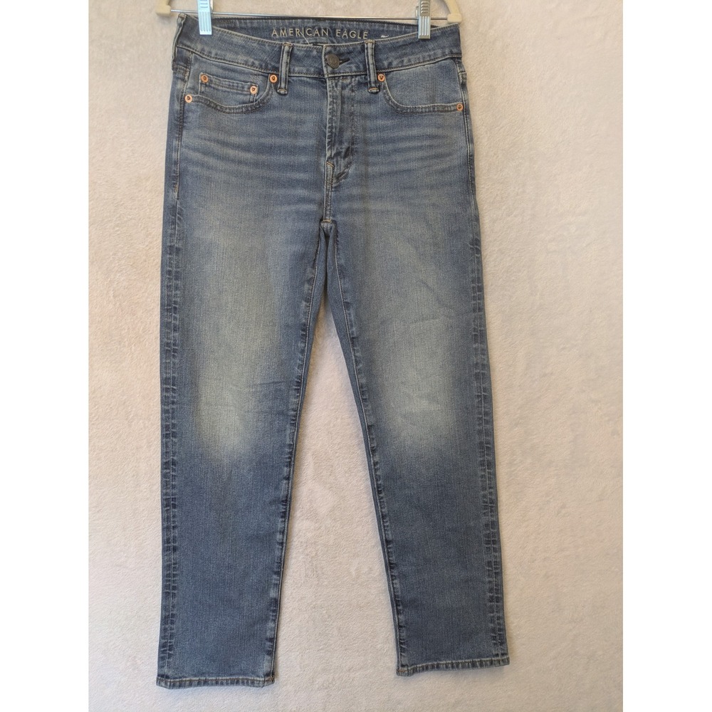American‎ Eagle Original Straight Men's 28x30 Blue Airflex+ Stretch Jeans